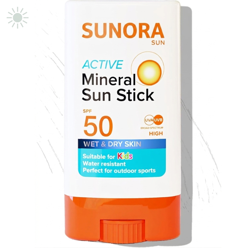 Active Mineral Sun Stick SPF 50 — Water-Resistant, Wet & Dry Skin