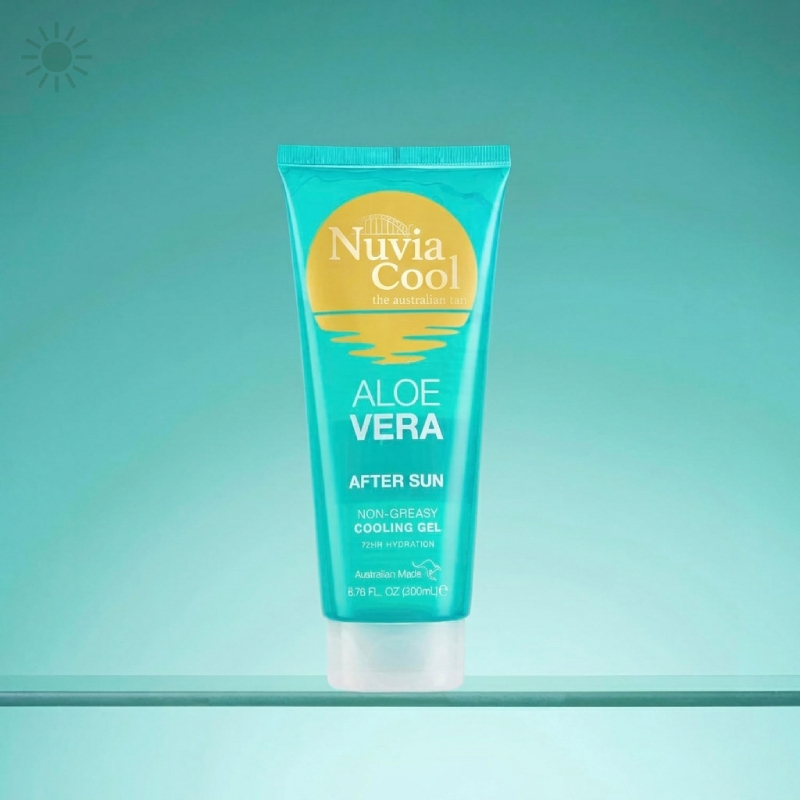 Aloe Vera After Sun Cooling Gel — Non-Greasy, 72hr Hydration